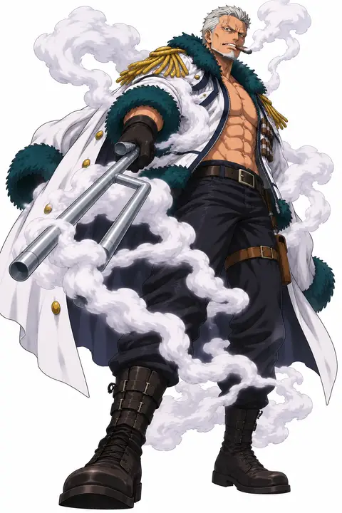 Smoker from One Piece — anime artwork on AniPins