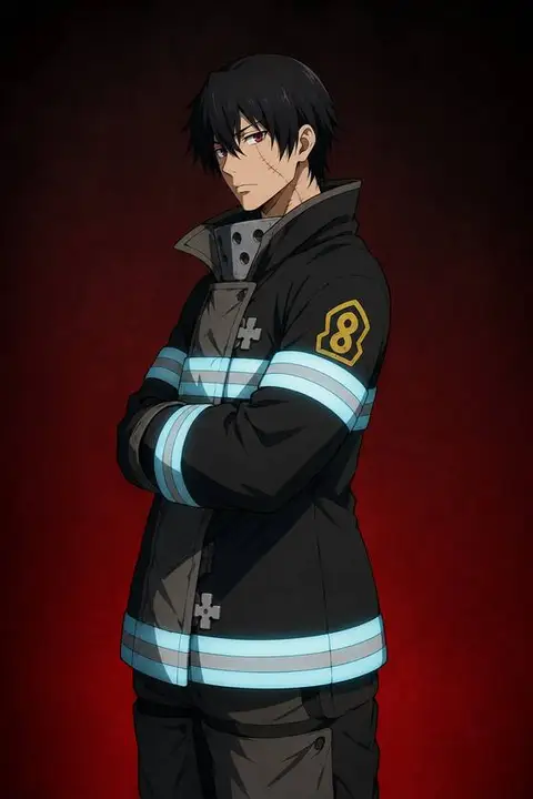 Karim Fulham from Fire Force — anime artwork on AniPins