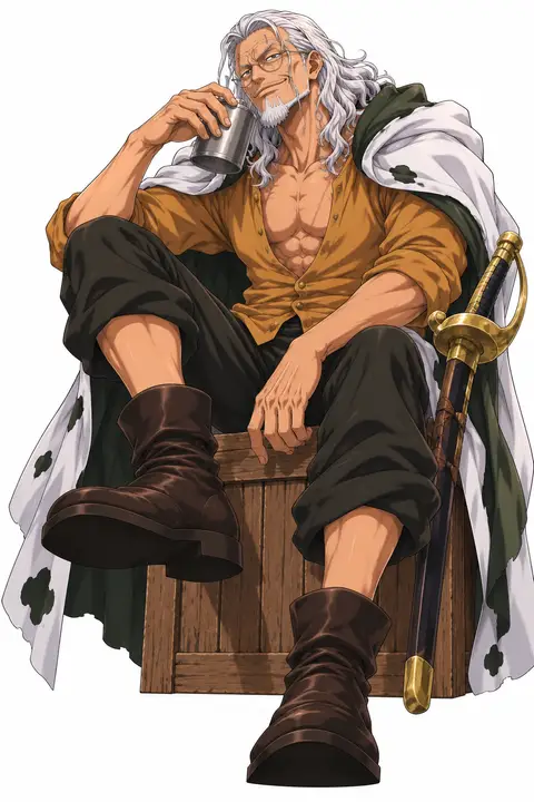 Silver Reilegh from One Piece — anime artwork on AniPins