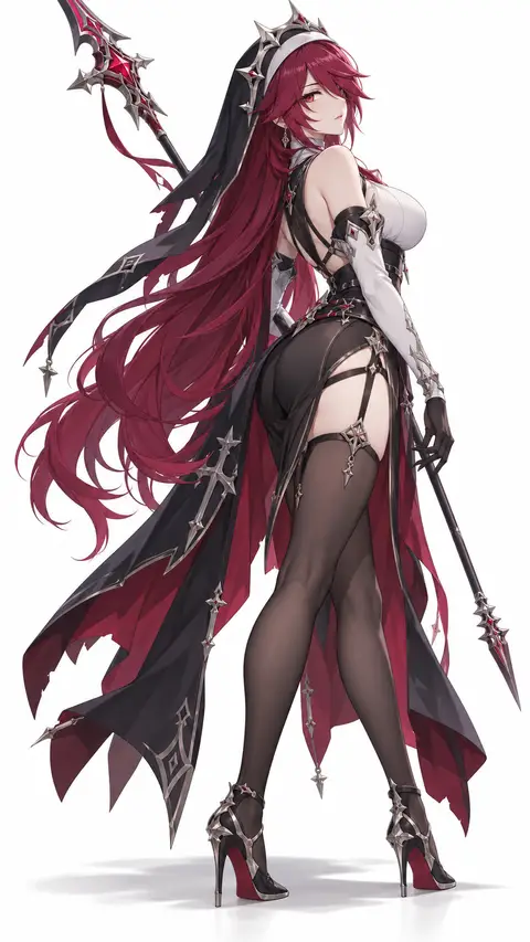 Rosaria from Genshin Impact — anime artwork on AniPins