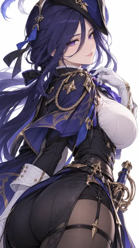 Clorinde from Genshin Impact — anime artwork on AniPins