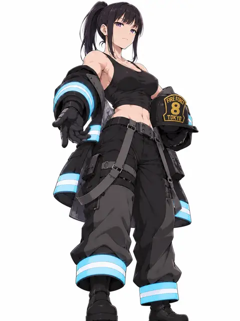 Ogun Montgomery from Fire Force — anime artwork on AniPins