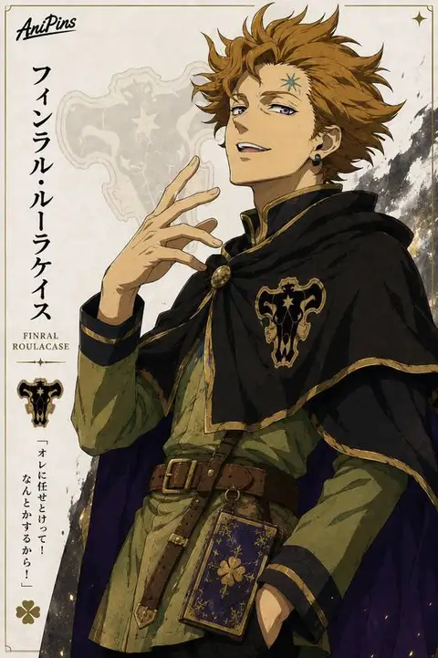 Finral Roulacase from Black Clover — anime artwork on AniPins