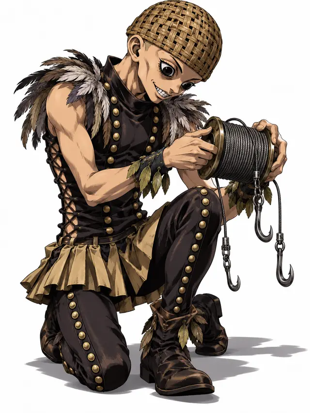 Pork Pie Hat Kid from JoJo's Bizarre Adventure: Steel Ball Run — anime artwork on AniPins
