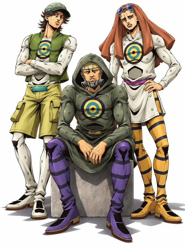 The Boom Boom Family from JoJo's Bizarre Adventure: Steel Ball Run — anime artwork on AniPins