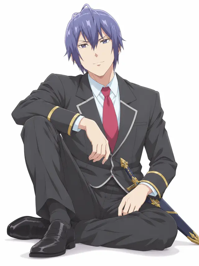 Julius Rapha Holfort from Trapped in a Dating Sim — anime artwork on AniPins