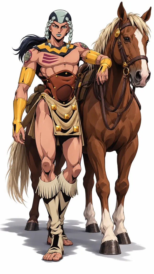 Sandman from JoJo's Bizarre Adventure: Steel Ball Run — anime artwork on AniPins