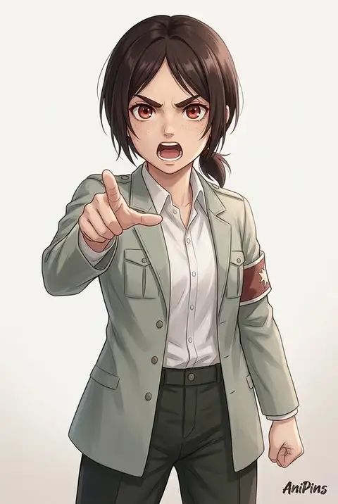 Gabi Braun from Attack on Titan — anime artwork on AniPins