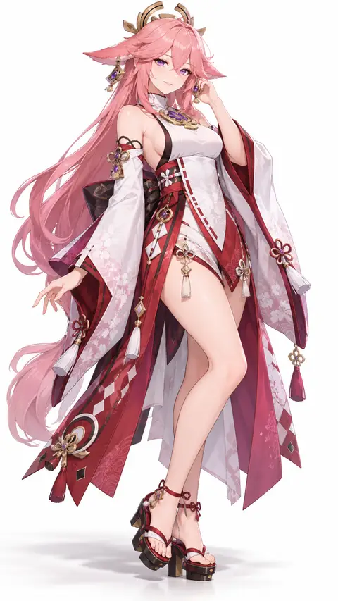Yae from Genshin Impact — anime artwork on AniPins