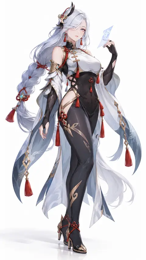 Shenhe from Genshin Impact — anime artwork on AniPins