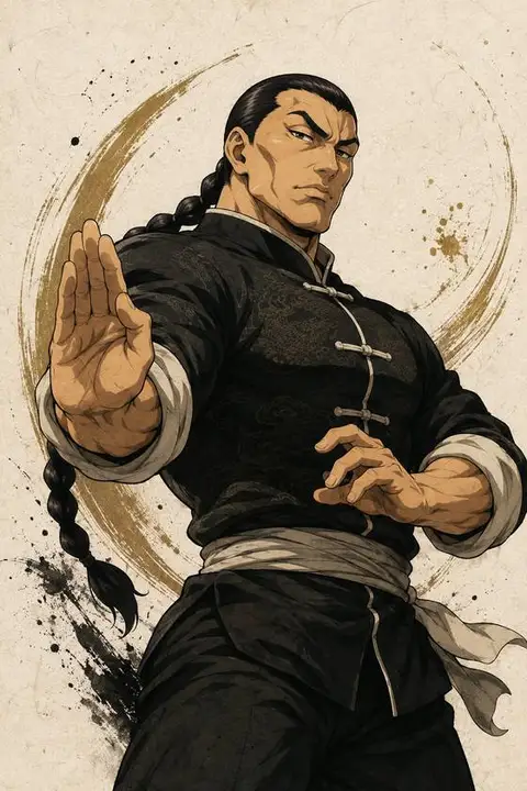 Retsu Kaioh from Baki — anime artwork on AniPins
