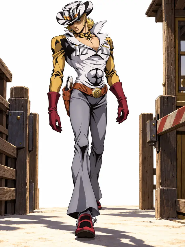 Mountain Tim from JoJo's Bizarre Adventure: Steel Ball Run — anime artwork on AniPins
