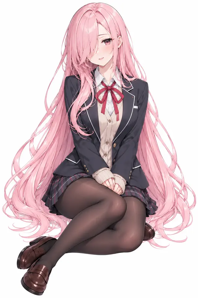 Meme Kakure from 100 Girlfriends — anime artwork on AniPins