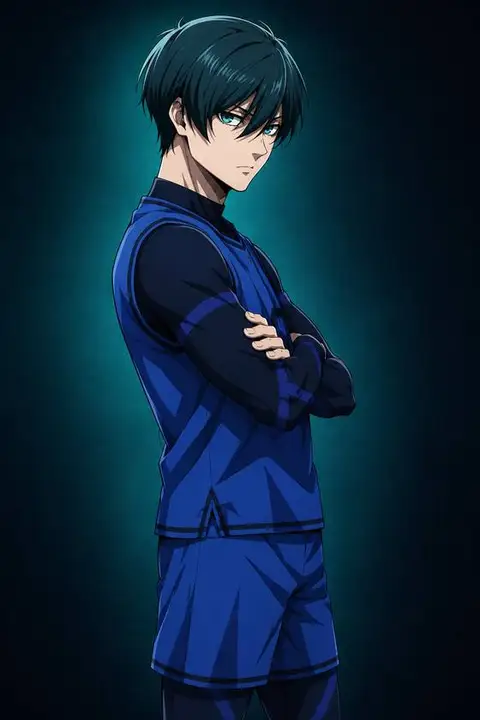 Rin Itoshi from Blue Lock — anime artwork on AniPins