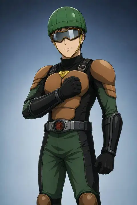 Mumen Rider from One Punch Man — anime artwork on AniPins