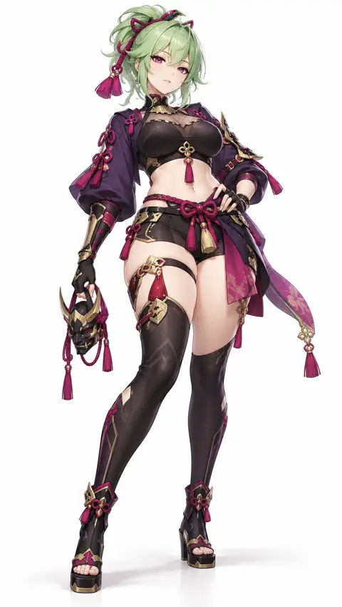 Kuki from Genshin Impact — anime artwork on AniPins