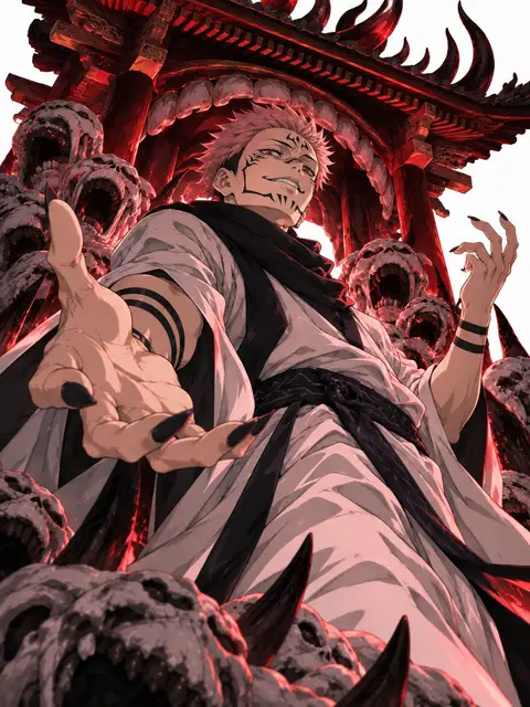 Ryomen Sukuna from Jujutsu Kaisen — anime artwork on AniPins