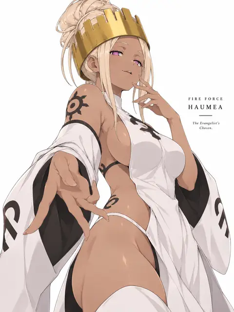 Haumea from Fire Force — anime artwork on AniPins