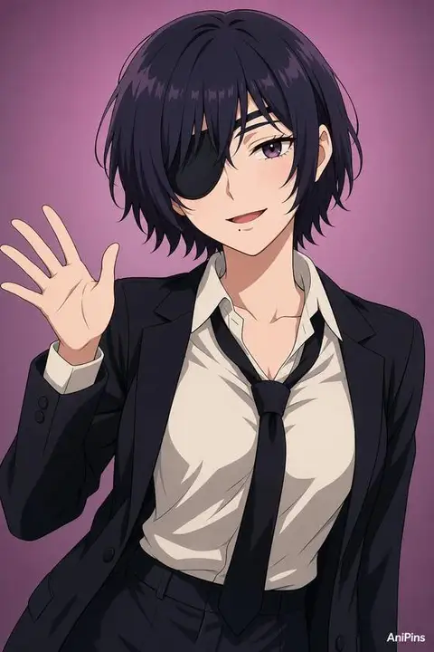 Himeno from Chainsaw Man — anime artwork on AniPins