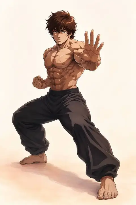 Baki Hanma from Baki — anime artwork on AniPins