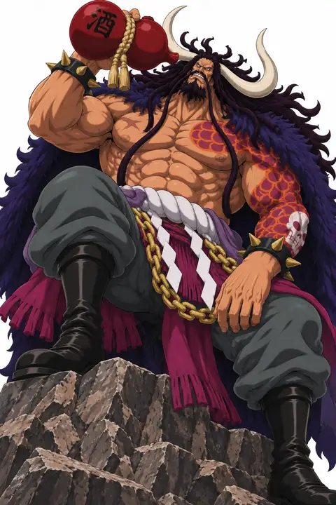 Kaido from One Piece — anime artwork on AniPins