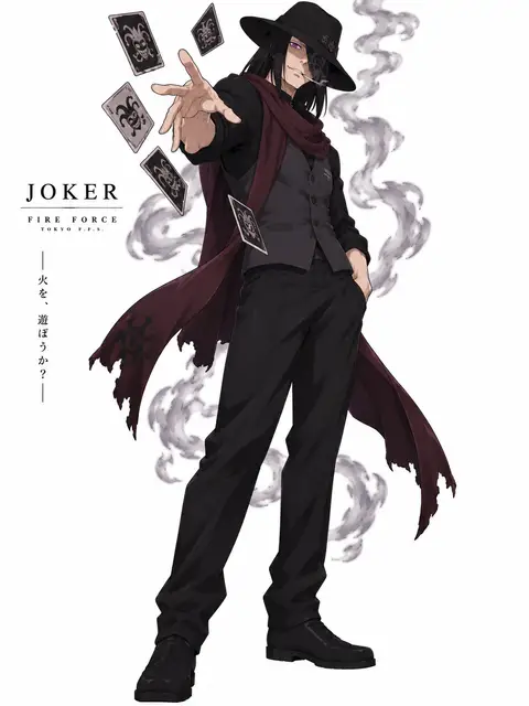 Joker from Fire Force — anime artwork on AniPins