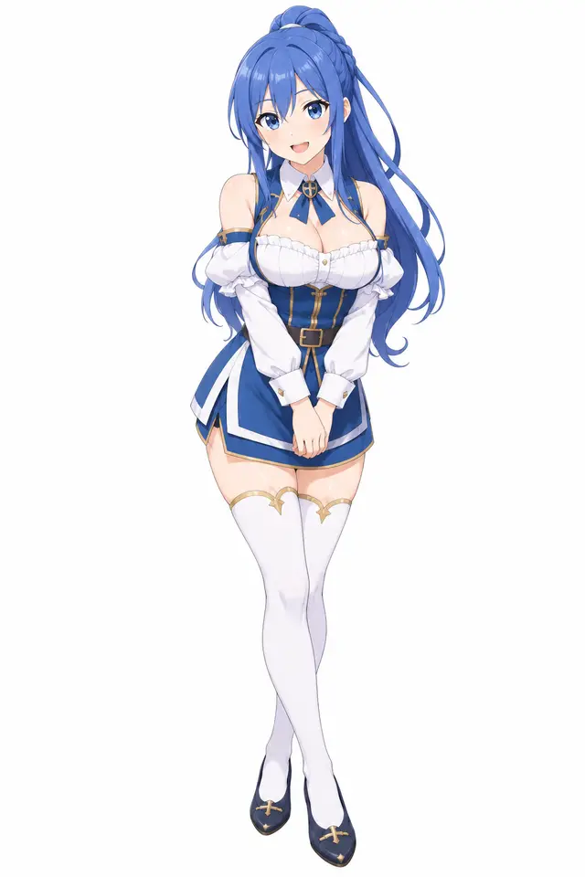 Blue Receptionist from How not to summon a Demon Lord — anime artwork on AniPins