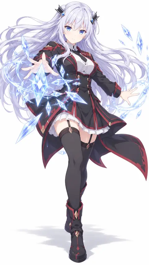misha necron from The misfit of demon academy — anime artwork on AniPins