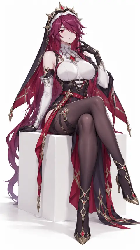 Rosaria from Genshin Impact — anime artwork on AniPins