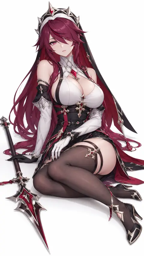 Rosaria from Genshin Impact — anime artwork on AniPins