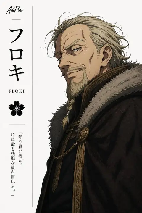 Floki from Vinland Saga — anime artwork on AniPins