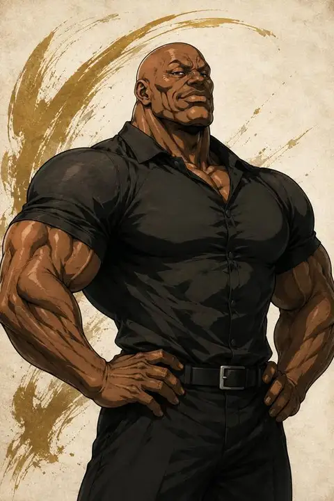 Biscuit Oliva from Baki — anime artwork on AniPins