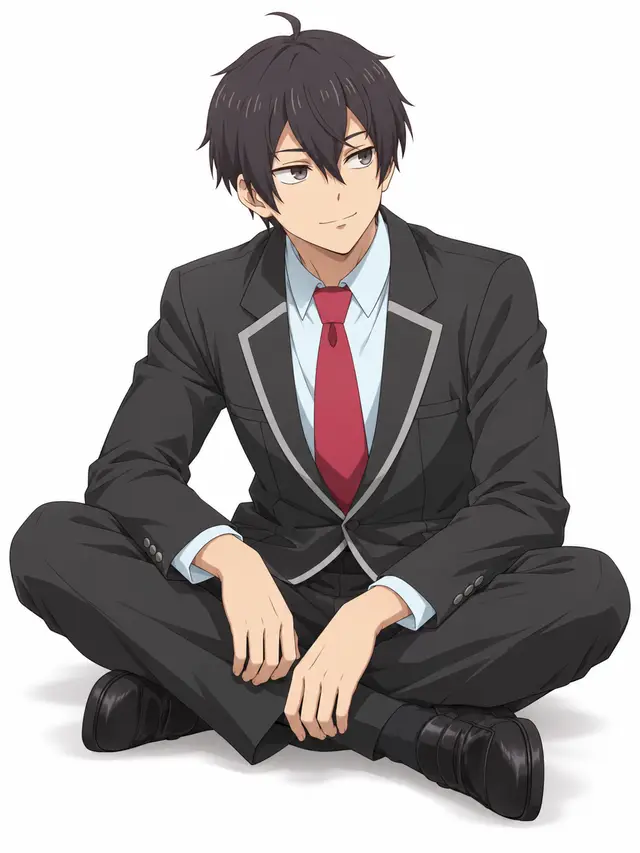 Leon Fou Bartfort from Trapped in a Dating Sim — anime artwork on AniPins
