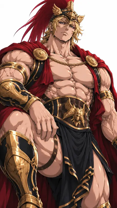 Leonidas from Record of Ragnarok — anime artwork on AniPins