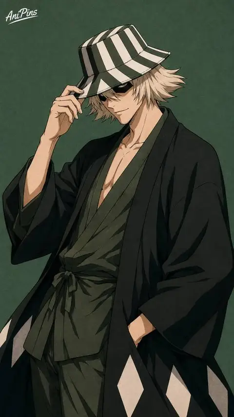 kisuke Urahara from Bleach — anime artwork on AniPins