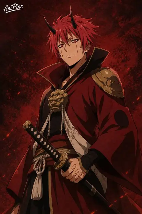 Benimaru from That Time I Got Reincarnated as a Slime — anime artwork on AniPins