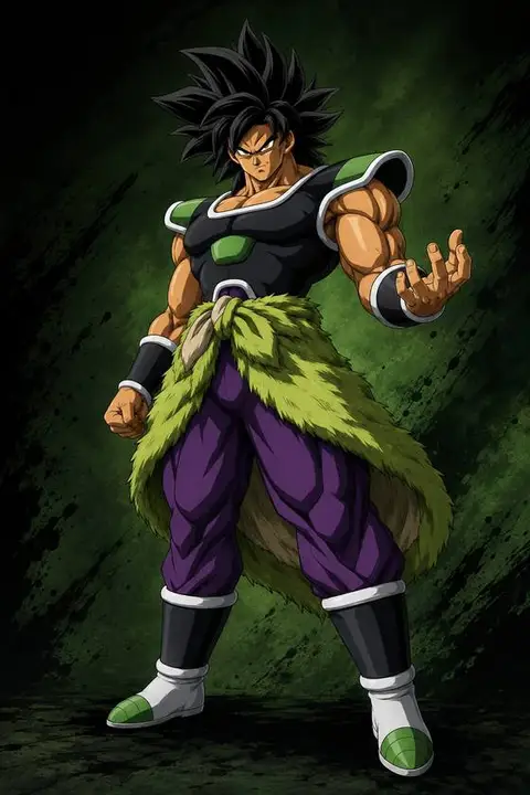 Broly from Dragon Ball Z — anime artwork on AniPins