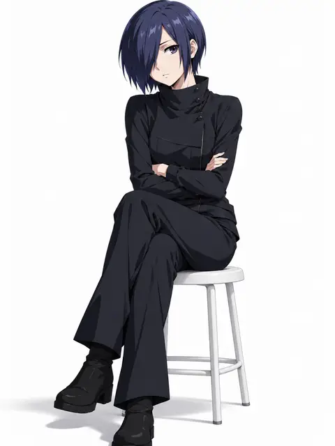 touka kirishima from Tokyo Ghoul — anime artwork on AniPins