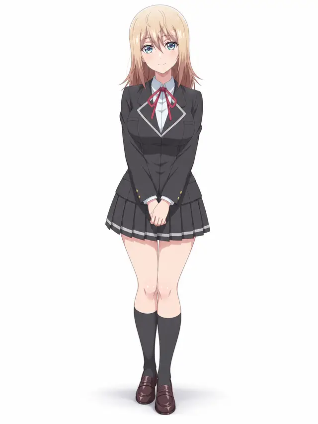 Olivia from Trapped in a Dating Sim — anime artwork on AniPins