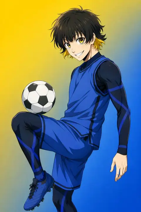 Bachira from Blue Lock — anime artwork on AniPins