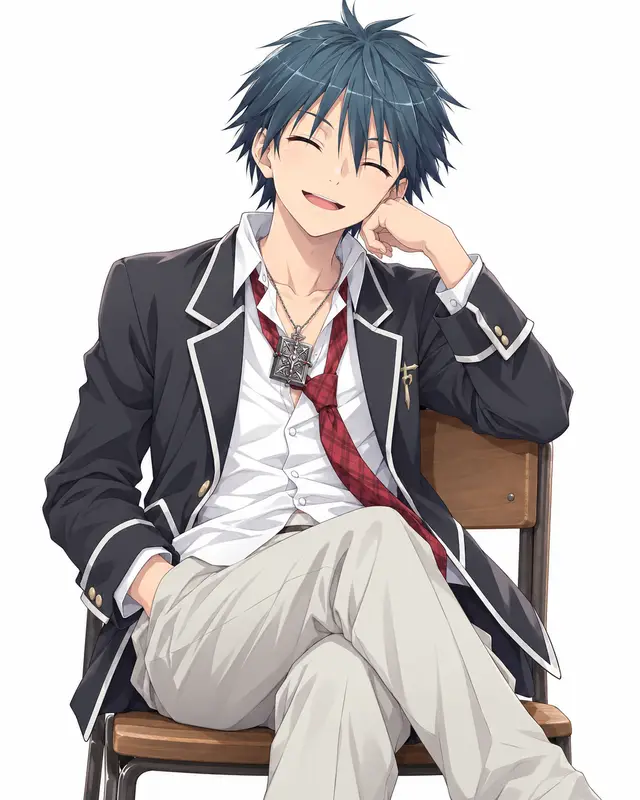 Arata Kasuga from Trinity Seven — anime artwork on AniPins