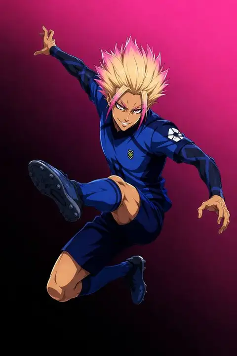 Ryusei Shido from Blue Lock — anime artwork on AniPins