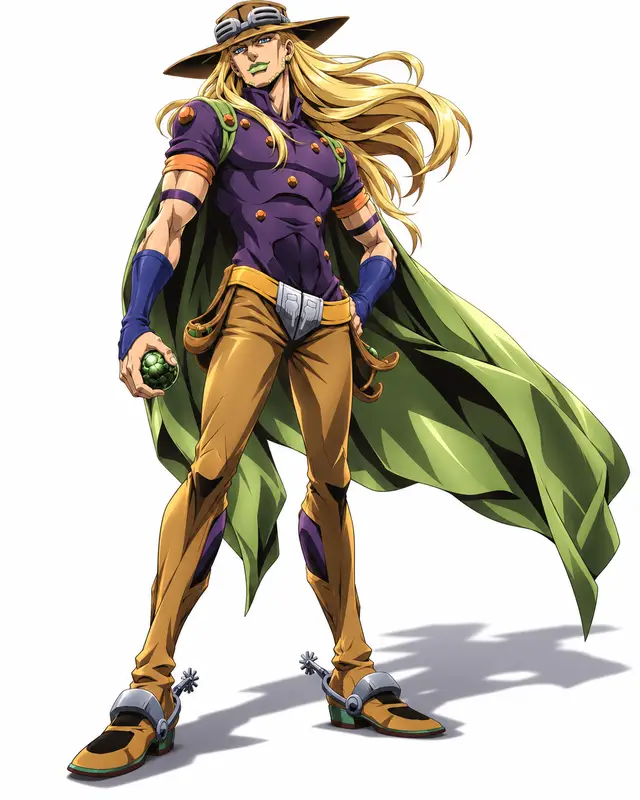 Gyro Zeppeli from JoJo's Bizarre Adventure: Steel Ball Run — anime artwork on AniPins