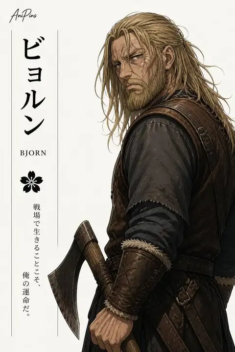 Bjorn from Vinland Saga — anime artwork on AniPins
