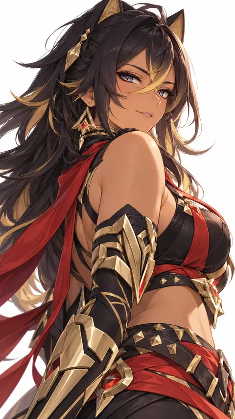 Dehya from Genshin Impact — anime artwork on AniPins