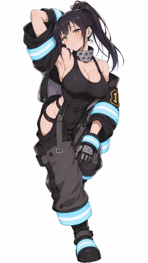 Maki Oze from Fire Force — anime artwork on AniPins
