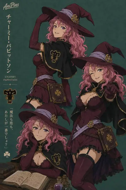 Vanessa Enoteca from Black Clover — anime artwork on AniPins