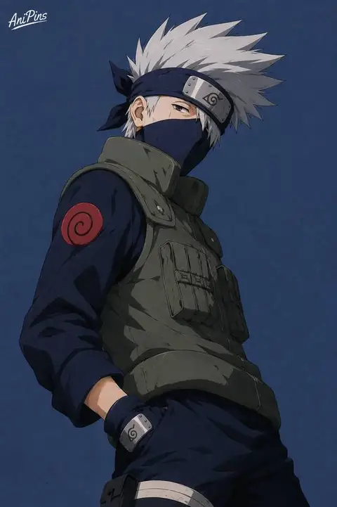 Kakashi Hatake from Naruto — anime artwork on AniPins