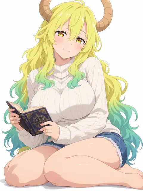lucoa from Miss Kobayashi's Dragon Maid — anime artwork on AniPins