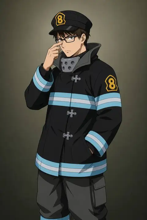 Takehisa  Hinawa from Fire Force — anime artwork on AniPins